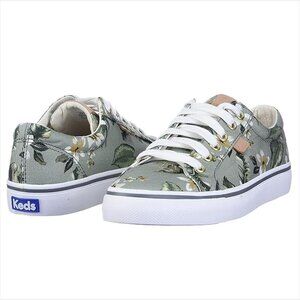 Keds Jump Kick Organic Cotton Tropical Sage Green Sneakers Women US 7.5